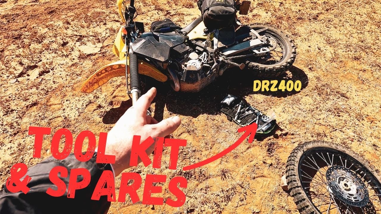 DRZ400E SIMPLE TOOLKIT & SPARES | ADVENTURE RIDING