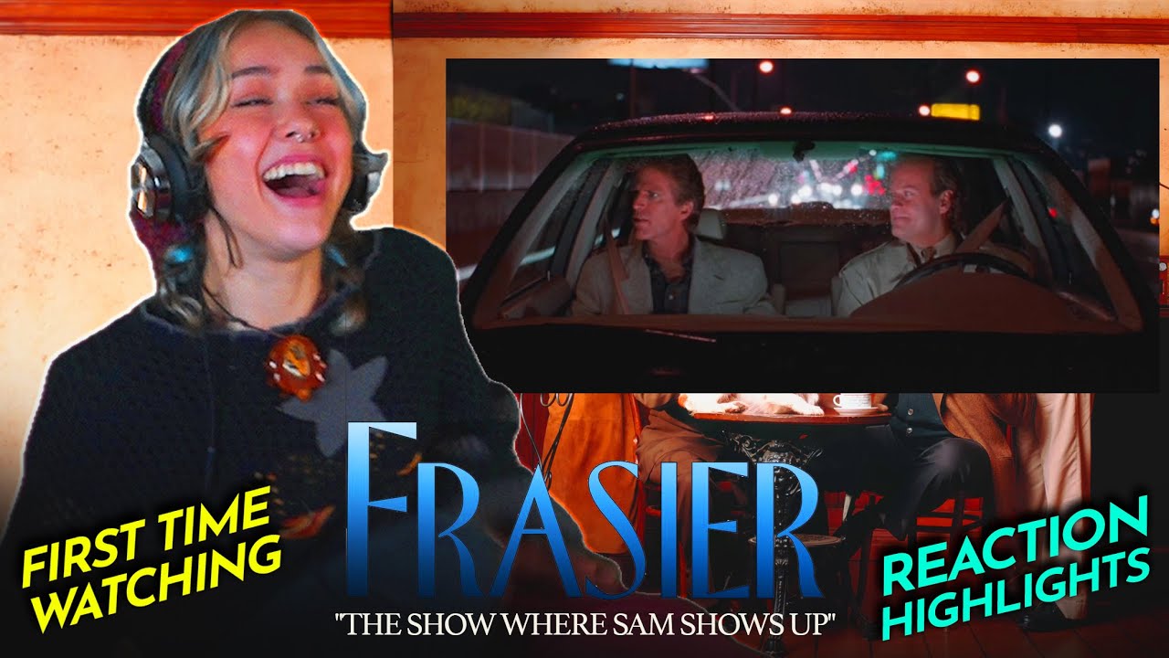 Ники больше нравится Сэм Мэлоун в фильме «Фрейзер 2x16» (1995) Реакция на ТВ. Первый просмотр.