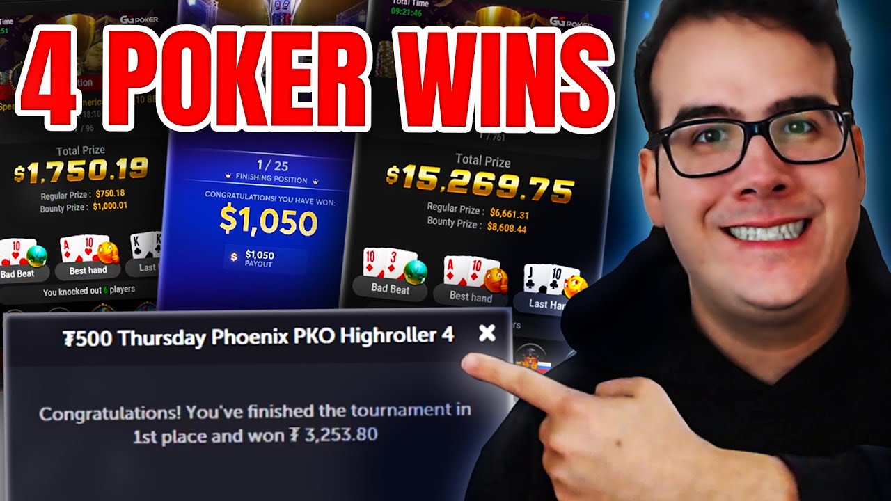 THIS Is How You Win 4 Poker Tournaments In ONE DAY!