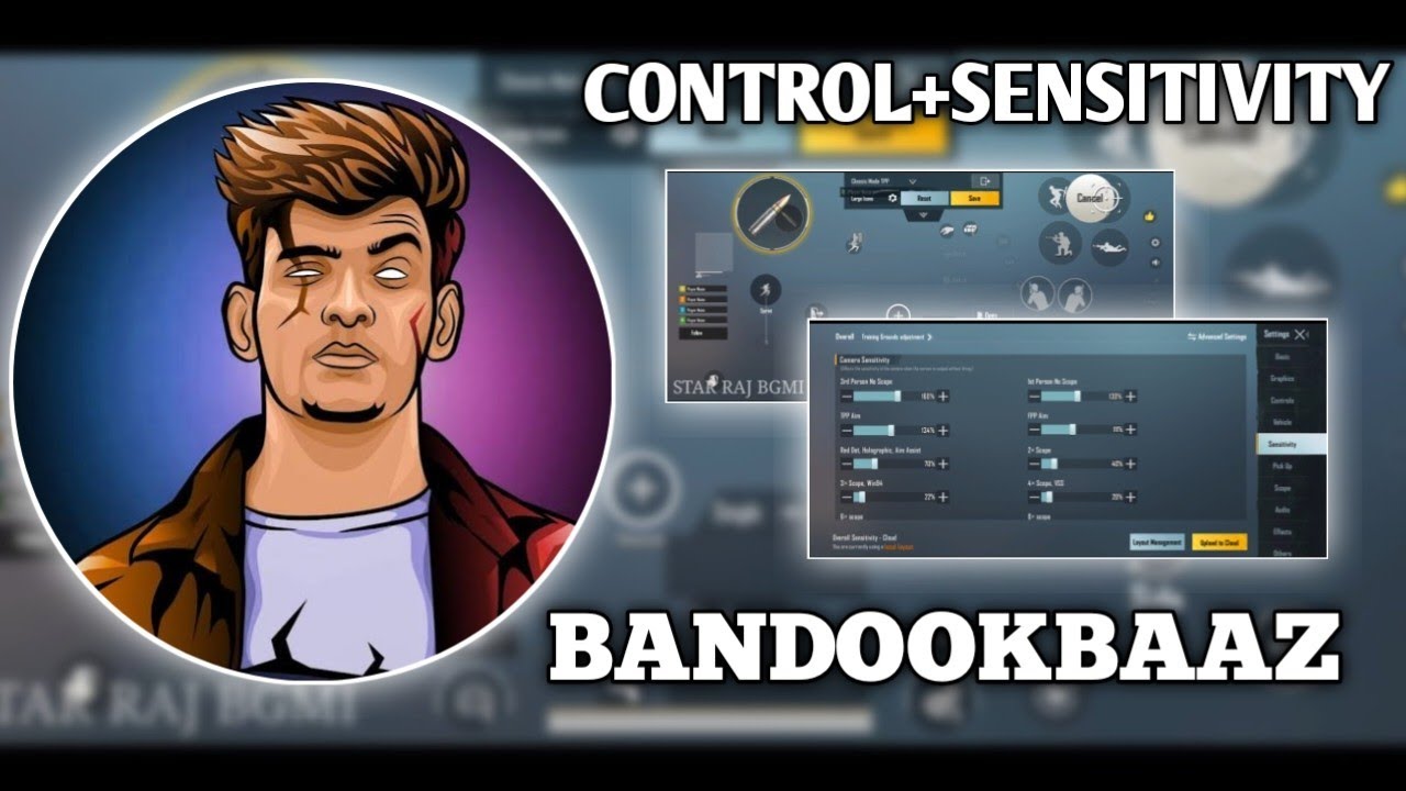 NEW 2.2🔥 BANDOOKBAAZ SENSITIVITY//BANDOOKBAAZ CONTROL CODE BGMI #bandookbaaz