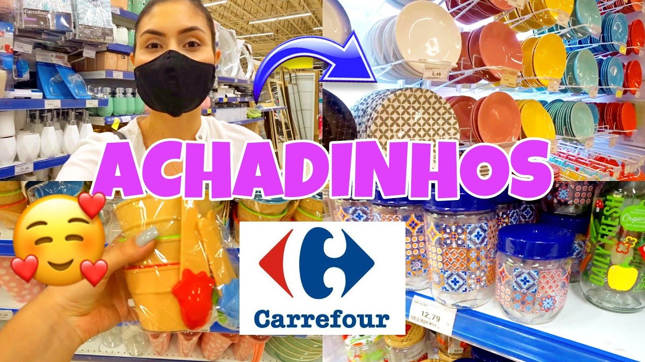 ACHADINHOS CARREFOUR: PRATOS LINDOS, MUITA COISA ROSA, JOGO DE SOBREMESA, XÍCARAS, CHALEIRA E MUITO+