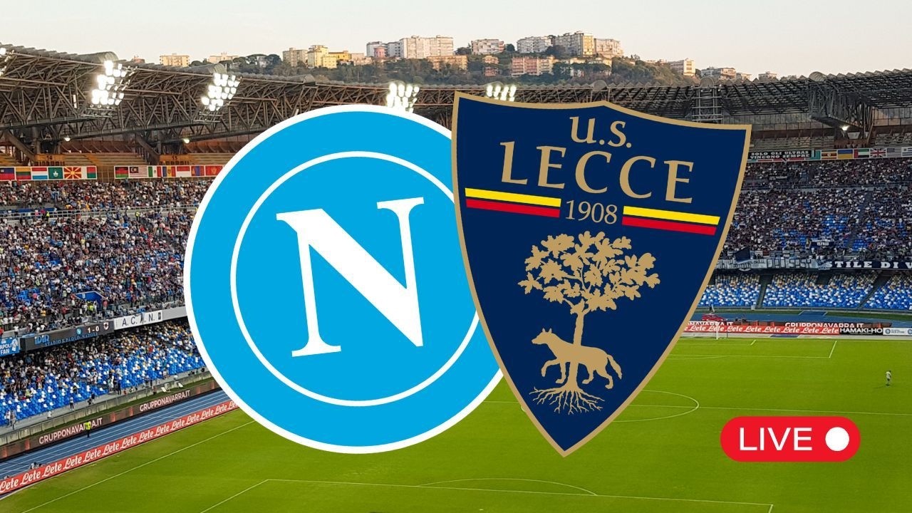 Napoli Lecce LIVE 🔴 Partita Serie A con i tifosi napoletani allo Stadio Maradona