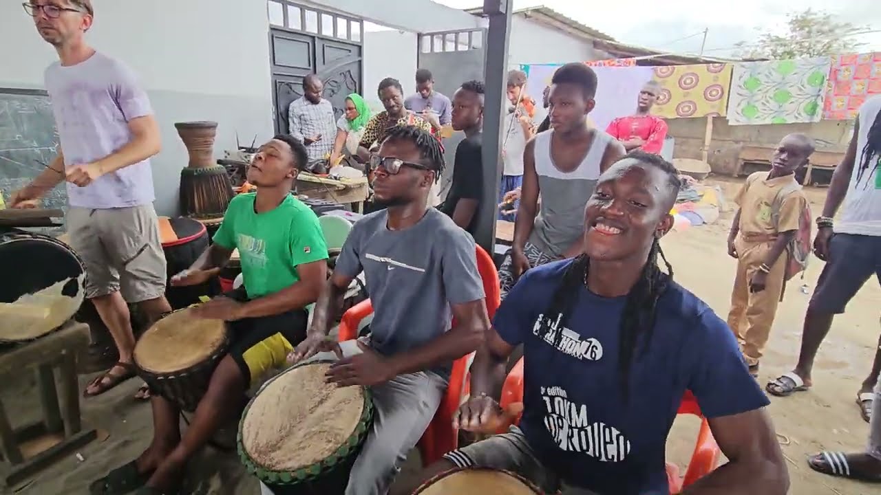 Yogoro Rhythm | Percussion d'Abobo's Immersive Drumming Workshop in Abobo 2023