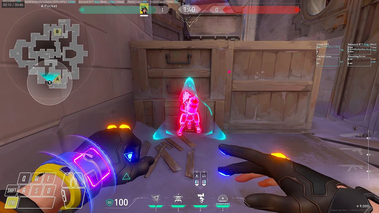 [CORRODE] Killjoy turret self-boost on A-main / pocket box peek.