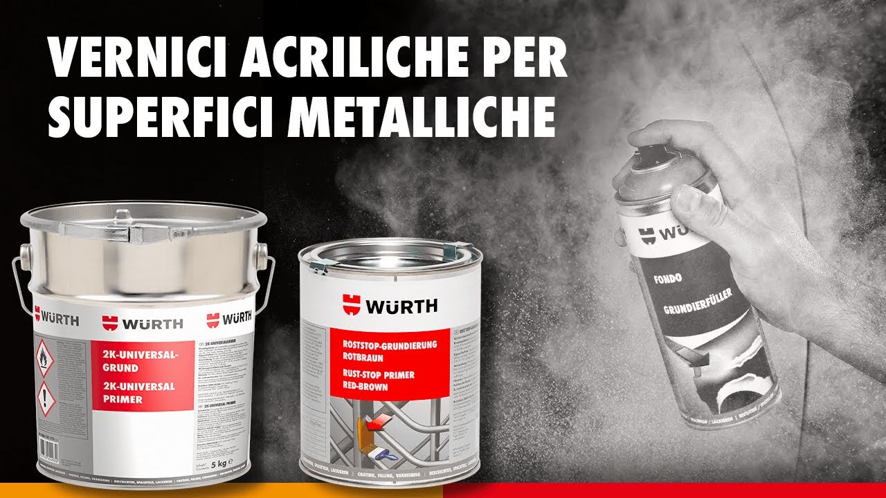 Vernici acriliche per superfici metalliche | W&uuml;rth Italia