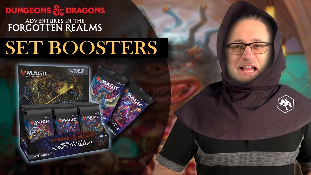 SET BOOSTER box opening from Magic the Gathering TCG - Adventures in the Forgotten Realms