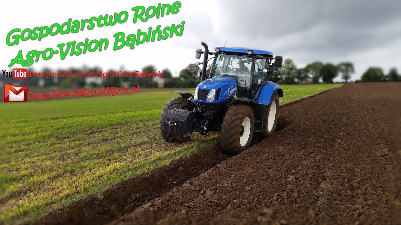 Vlog #25 Orka pod Browar || Ustawianie Pługa New Holland T6.175 + Kuhn mm122 5 NSH
