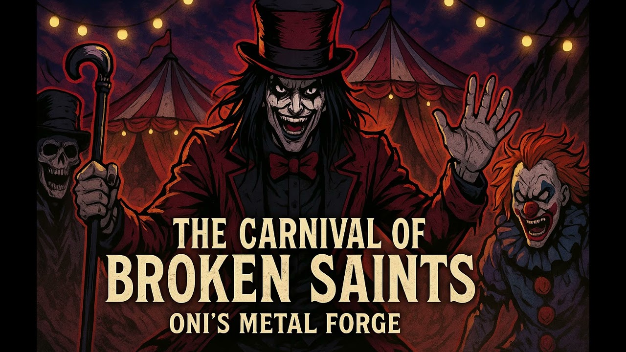 The Carnival of Broken Saints | Dark Shock Rock Theatre (Official Track) 🎭💀🔥🎪🩸