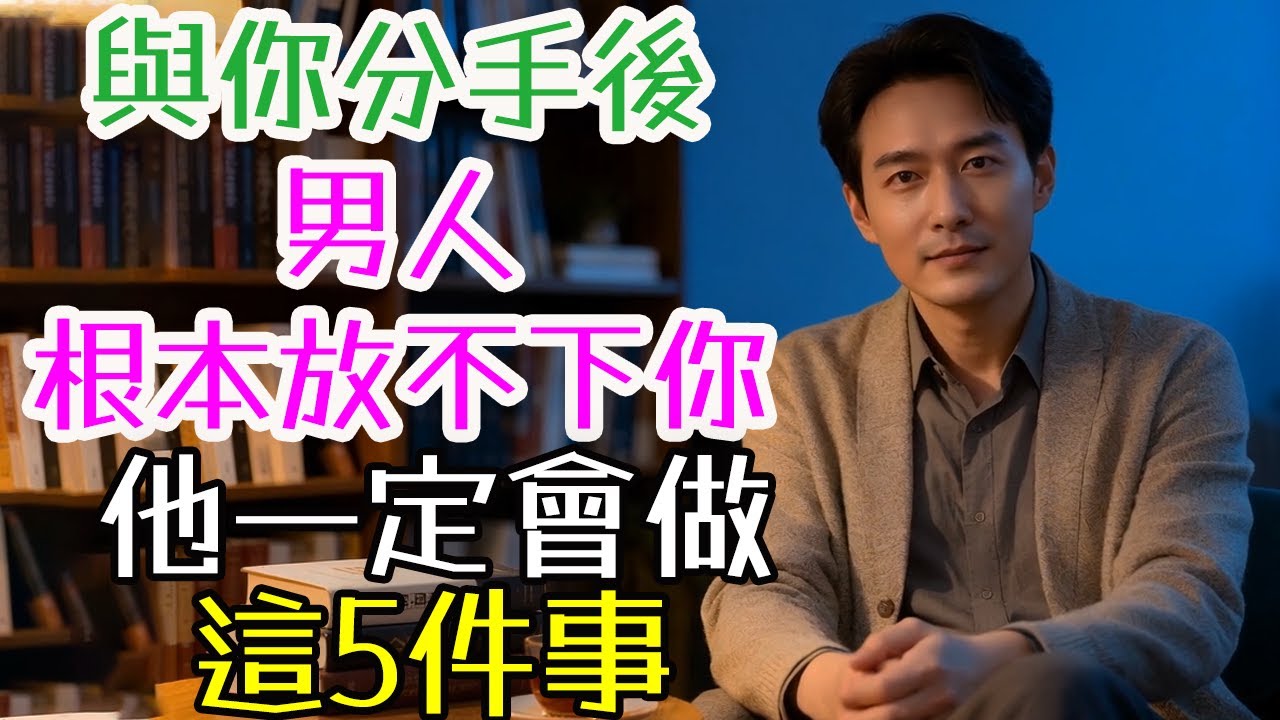 與你分手後，男人根本放不下你，他一定會做這5件事#分手 #男人 #放不下 #5件事 #霖川 #三重愛 #刻意消失 #暗中關注 #情感防禦機制 #假性斷聯 #憤怒 #掩蓋思念 #情緒替代反應 #