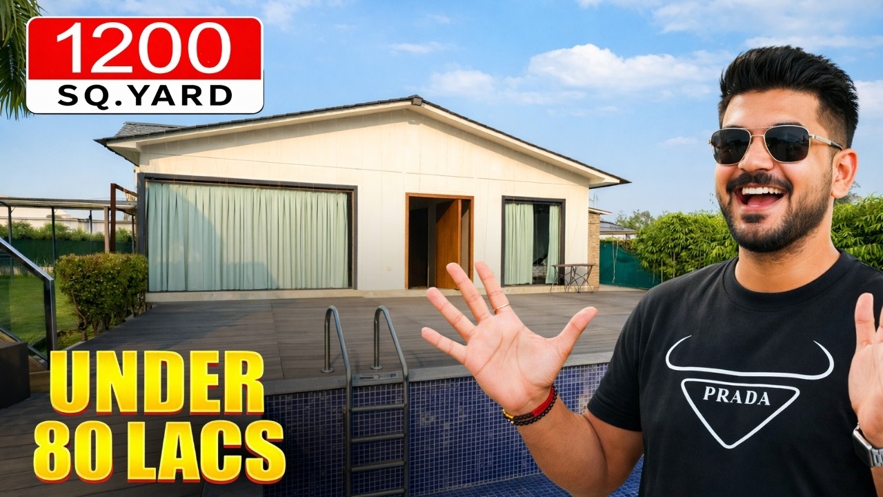 Cheapest Luxury Farmhouse in Noida? Sector 135 | 1200 Sq. Yards Full Tour | noida farmhouse 