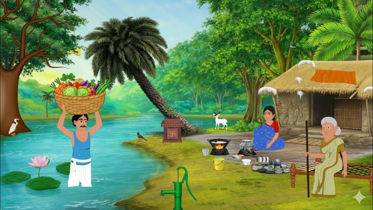 एक गरीब मजदूर की किसमत | Ek Greeb Majdoor Ki kisamt | Hindi Kahani | Moral story | Cartoon