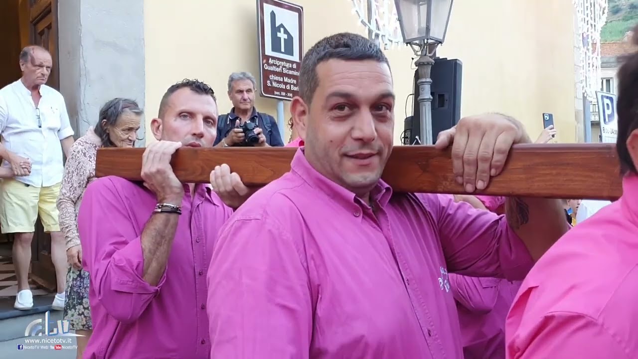 Processione in onore di San Nicola Di Bari a Gualtieri Sicaminò (ME) 28/08/22