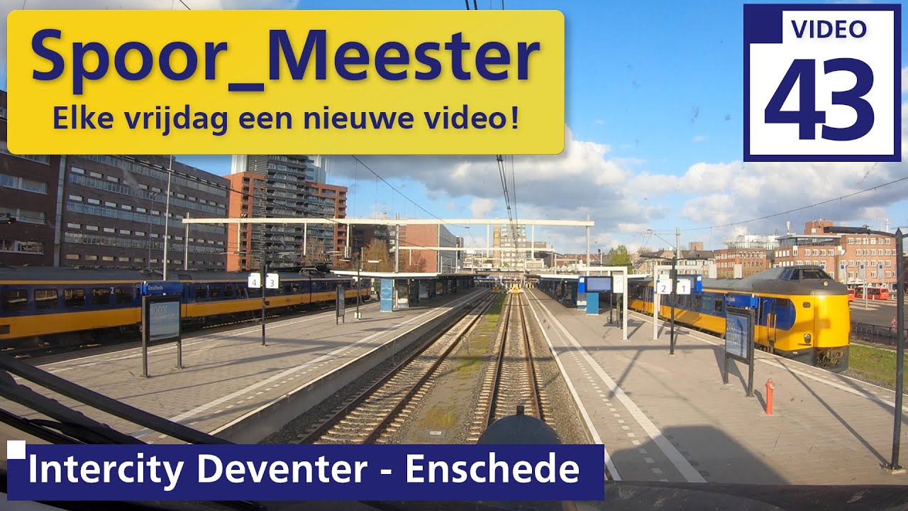 (4K) Cabview NS Trein ICMm | Rij mee met de INTERCITY van Deventer naar Enschede (43)