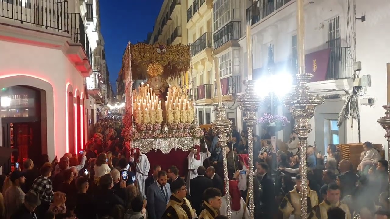 SEMANA SANTA DE CADIZ 2025 | DOMINGO DE RAMOS | BORRIQUITA | AMPARO