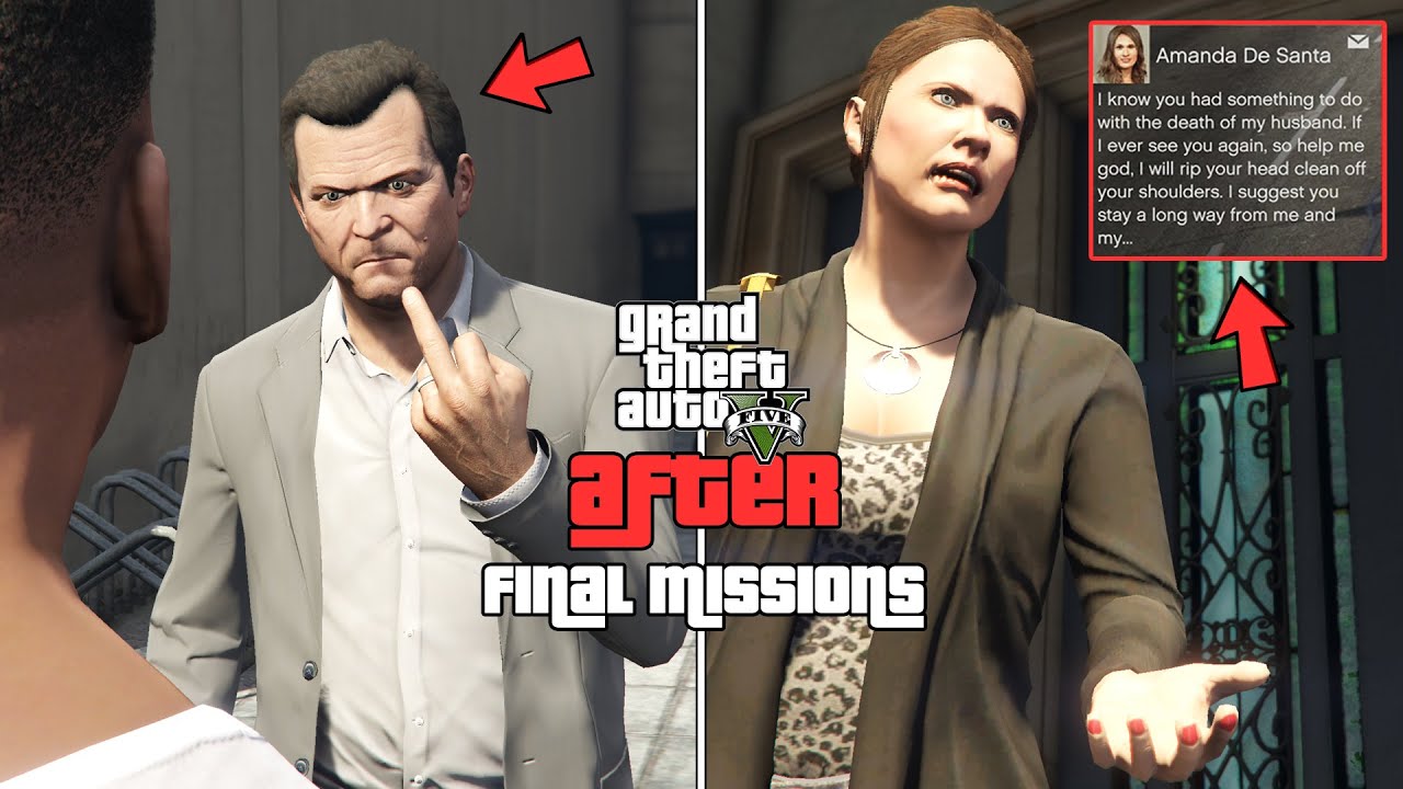 GTA 5 - Secret Phone Calls, Emails & Conversations after Final Missions! (Ending A,B,C)
