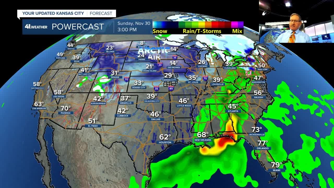 KSHB 41 Weather Blog | One Main Storm for Holiday Travel, the 1st Snowflakes for KC?