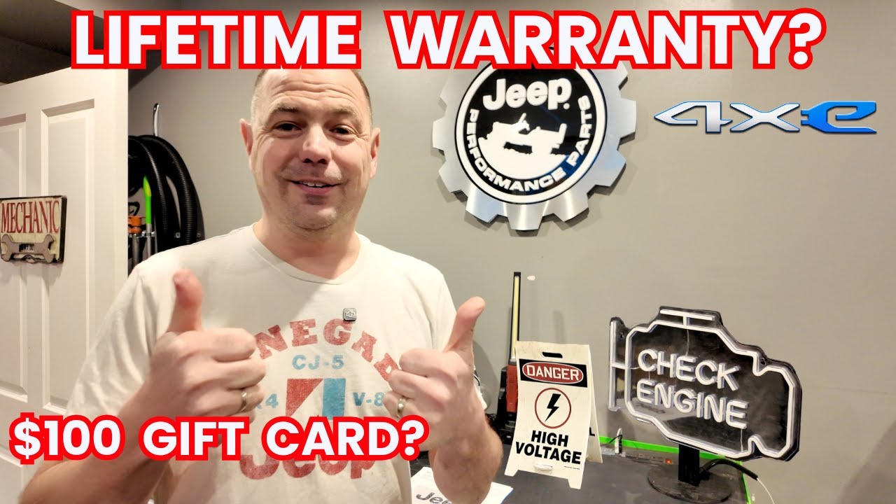 Will 4xe Jeep Owners Receive A Lifetime Warranty & a $100 Gift Card?