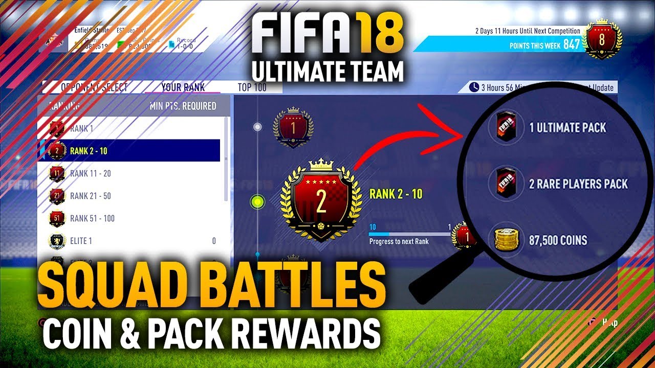 FIFA 18 SQUAD BATTLES! EARN COIN & PACK REWARDS OFFLINE!