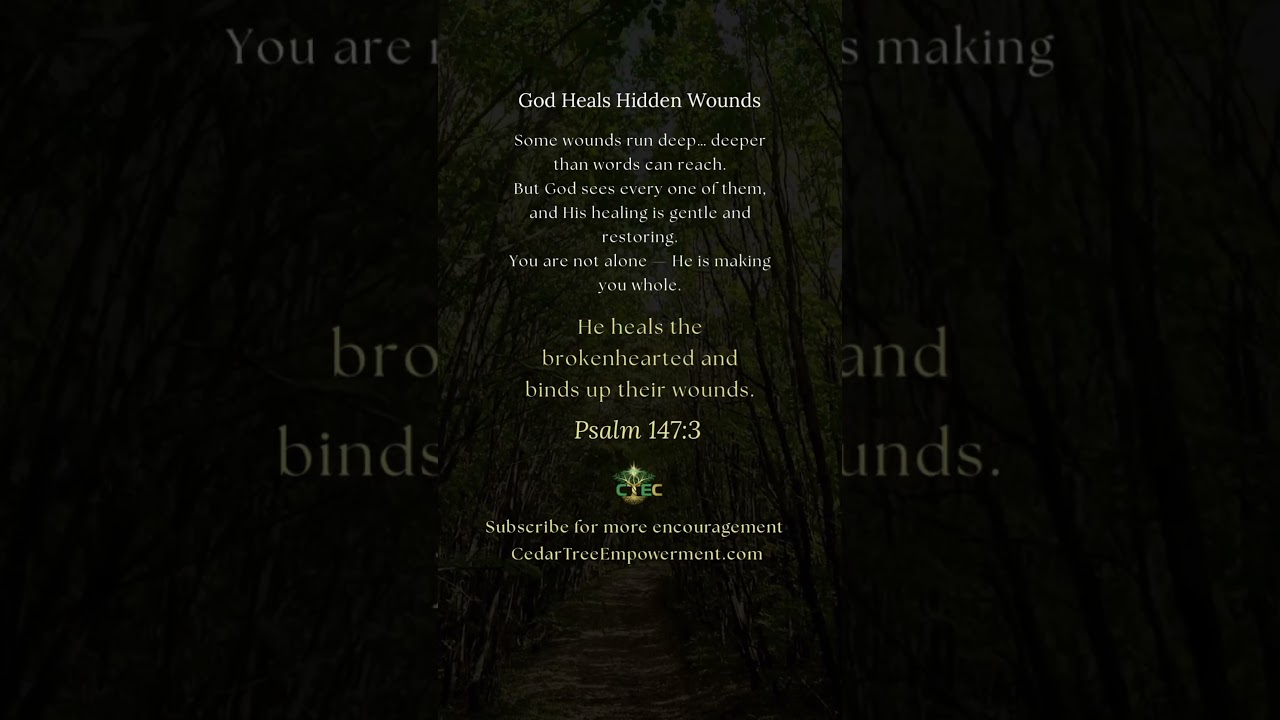 God Heals Hidden Wounds ❤️‍🩹 