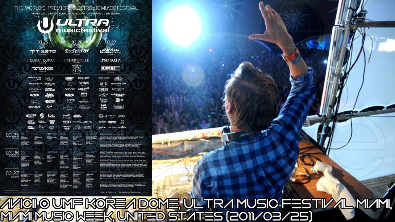 Avicii @ UMF Korea Dome, Ultra Music Festival Miami, Miami Music Week, United States (2011/03/25)