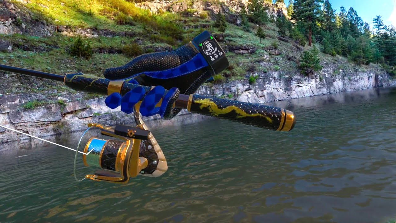 Real VR Fishing. Freshwater fishing with the new Dragon rod and reel.