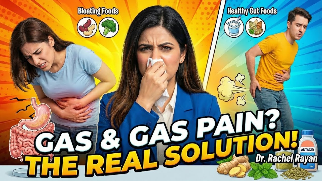 Solution for Gas Problem in Stomach (Gas And Gas Pain) | Dr Rachel Rayan