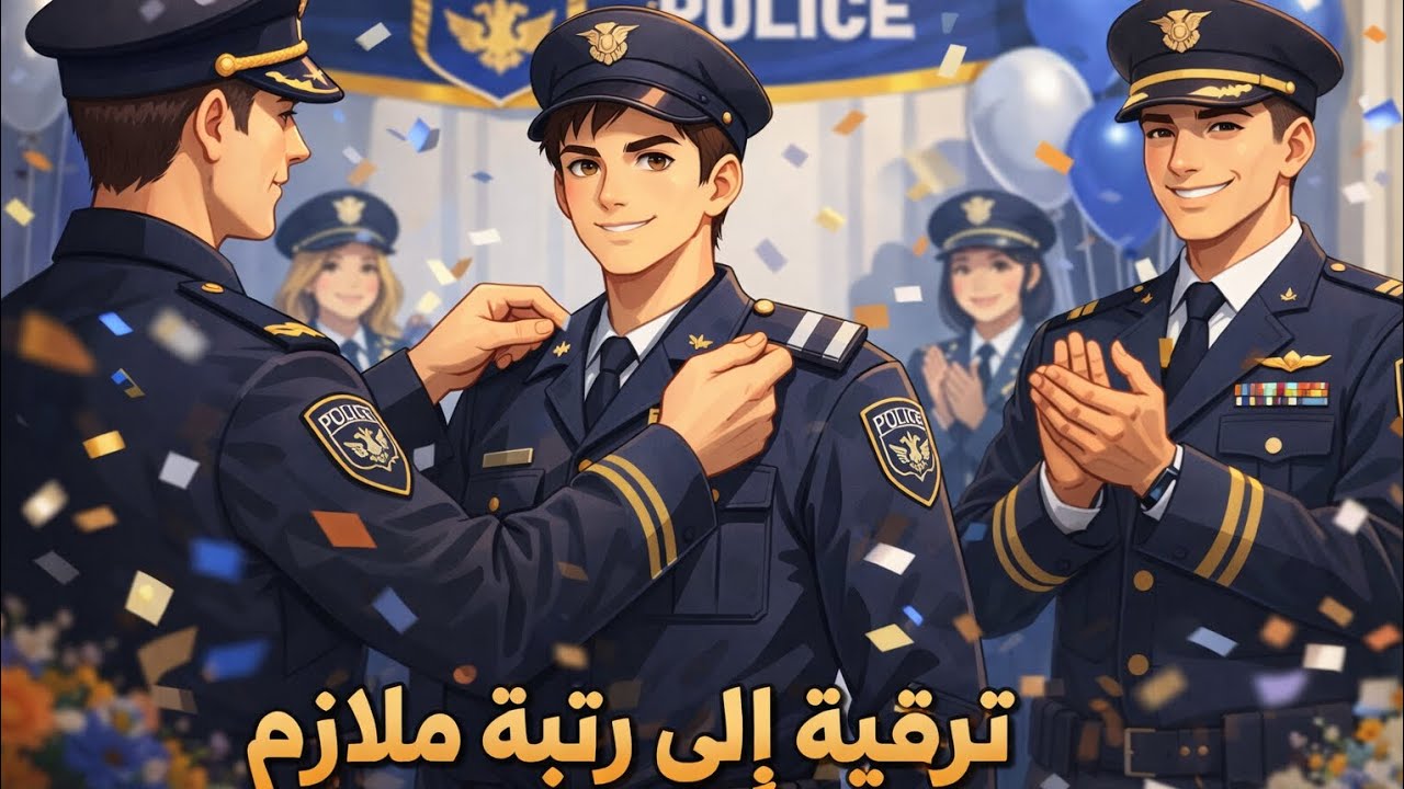 ترقيتي الرسمية إلى ملازم 👮‍♂️ (أقوى لحظة!)