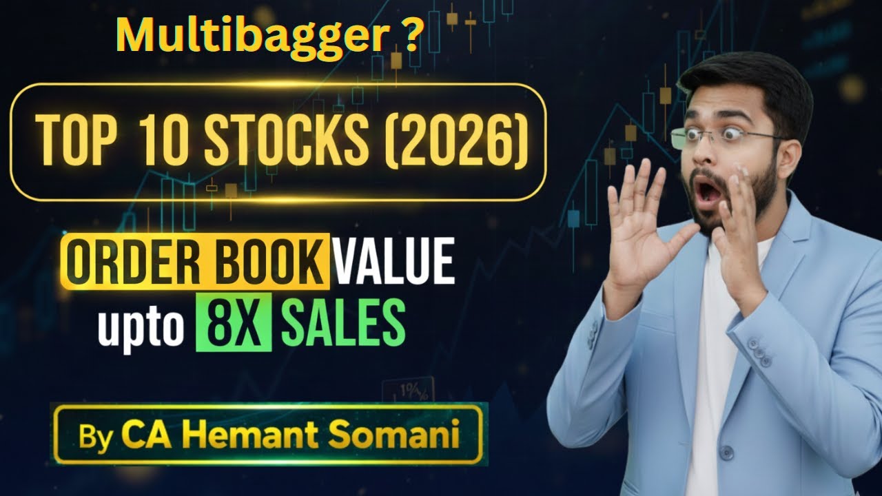 Top 10 Stocks of 2026 - Multibagger ? HIGH Order Book Value (More than Sales) | Strong Fundamentals