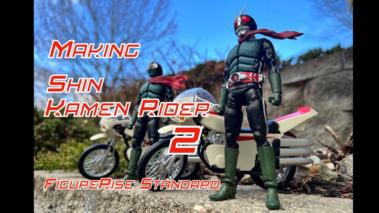 Making Shin Kamen Rider 2  シン・仮面ライダー 2 Figure Rise Standard Bandai DIY