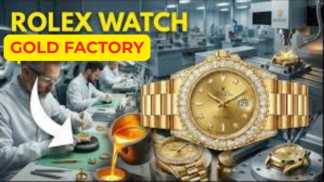 Inside the Rolex Gold Factory:  How Solid Gold Bars Are Transformed Into Luxury Watches