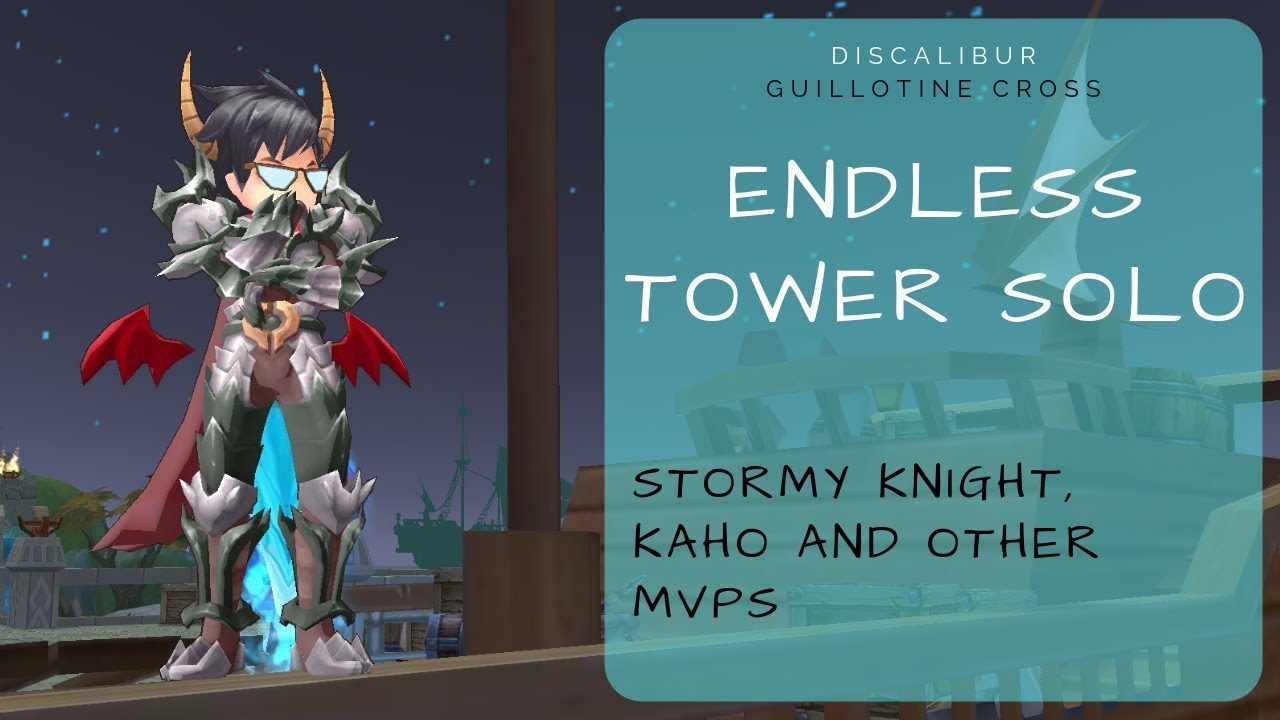 GX: Endless Tower Solo 80-100 - Stormy Knight, Kaho, and others