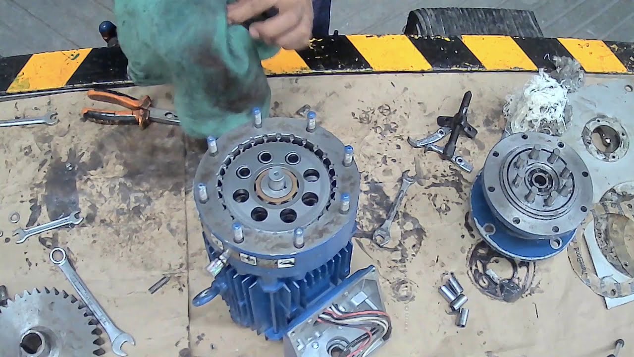 Limpieza de piezas reductor