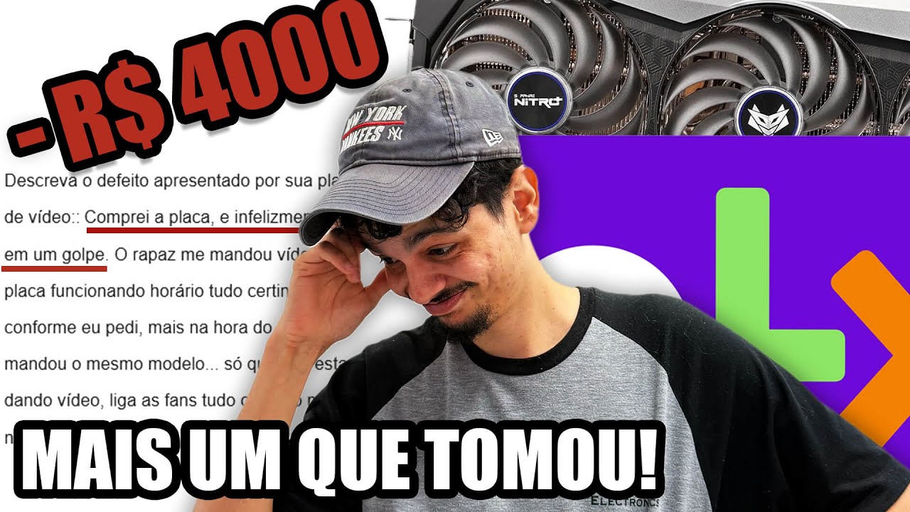 MAIS UM GOLPE APLICADO NA PLATAFORMA COM PLACA DE VÍDEO – NÃO CAIA NESSA! OLX
