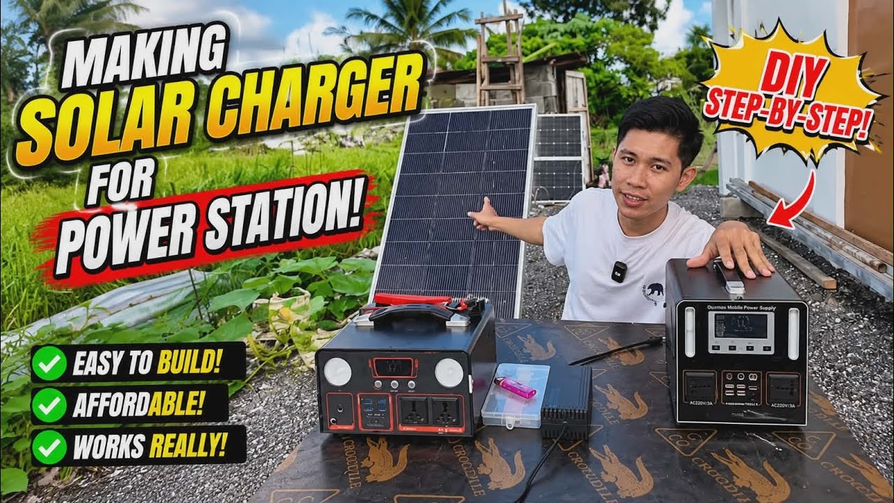 Making Solar Charger for Power Station 