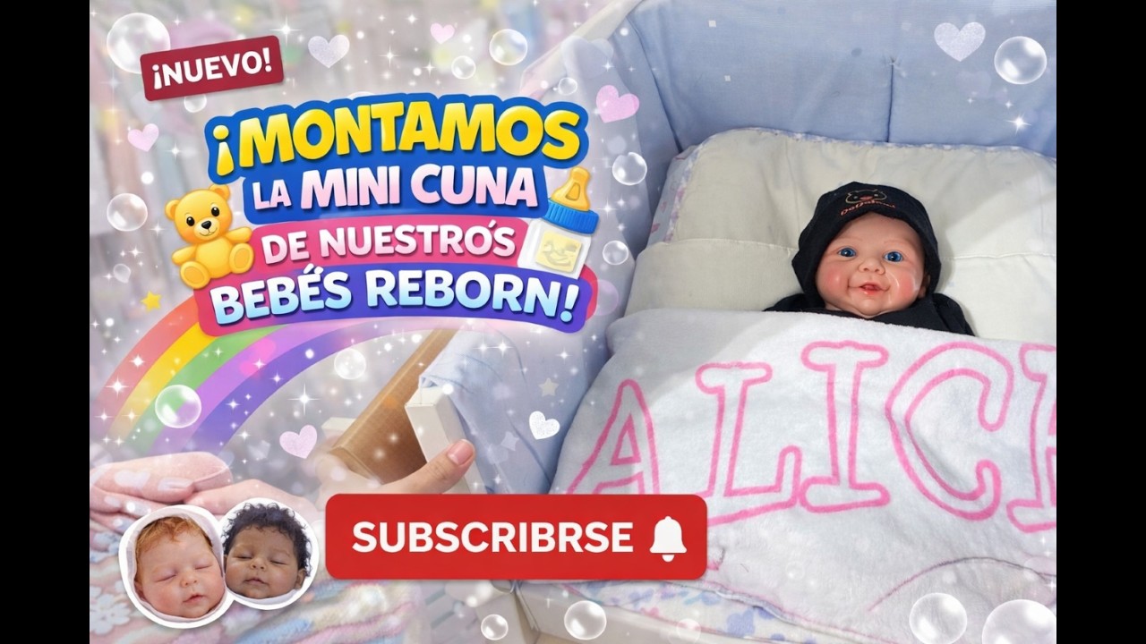 🧸💖 Preparando la Mini Cuna de Nuestros Bebés Reborn ¡Quedó Hermosa!