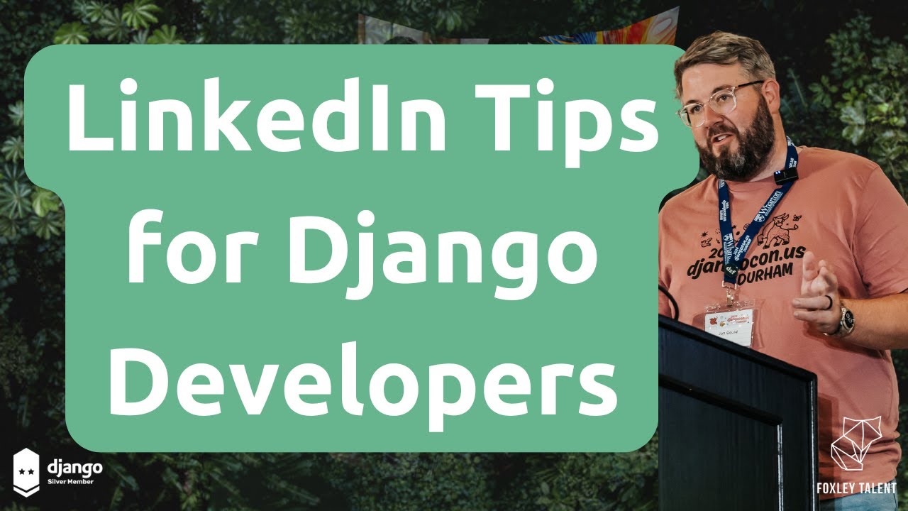 LinkedIn Tips for Django Developers - Jon's Lightning talk at DjangoCon US 2024