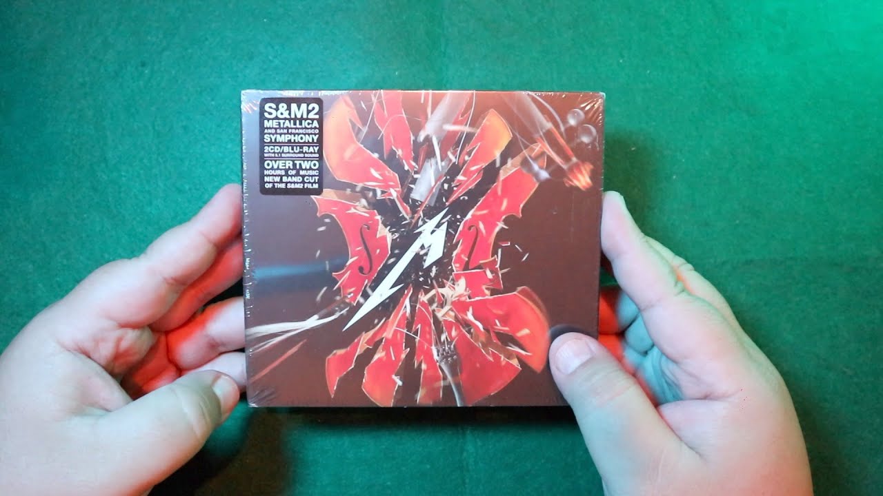 METALLICA S&M2 /METALLICA & San Francisco Symphony   UNBOXING CD - BLUE RAY