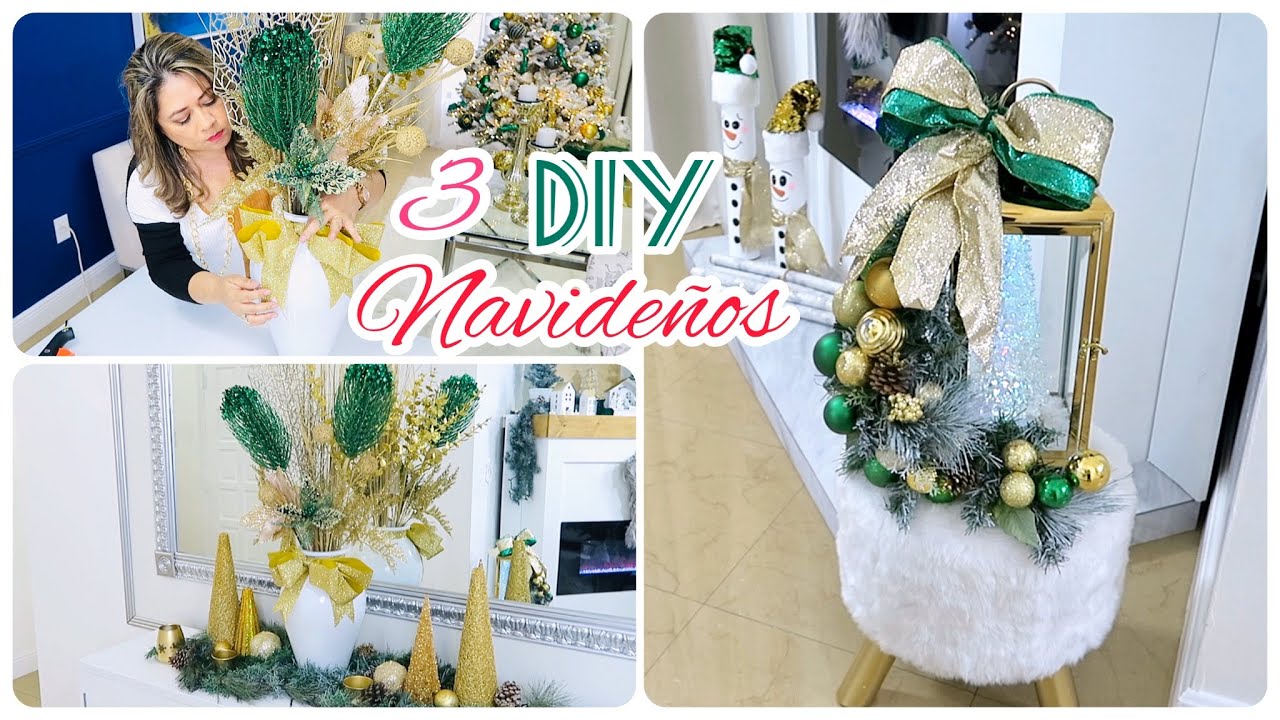 COMO DECORE MI ENTRADA PARA NAVIDAD 2020 // 2 ADORNOS NAVIDEÑOS CASEROS