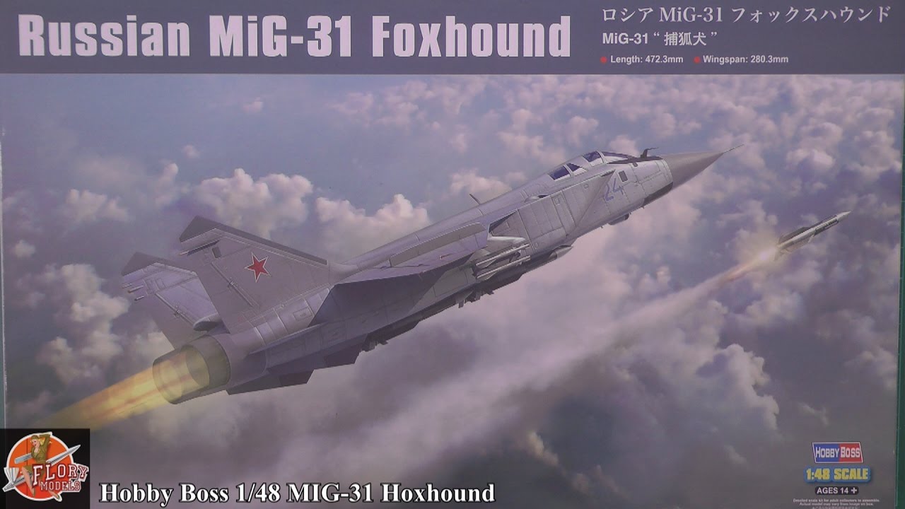 Hobby Boss 1/48th MIG-31 Foxhound review