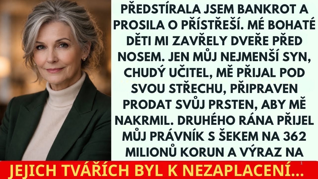 Předstírala jsem, že jsem bezdomá a na mizině. Jen moje snacha, kterou jsem nenáviděla, mi otevře