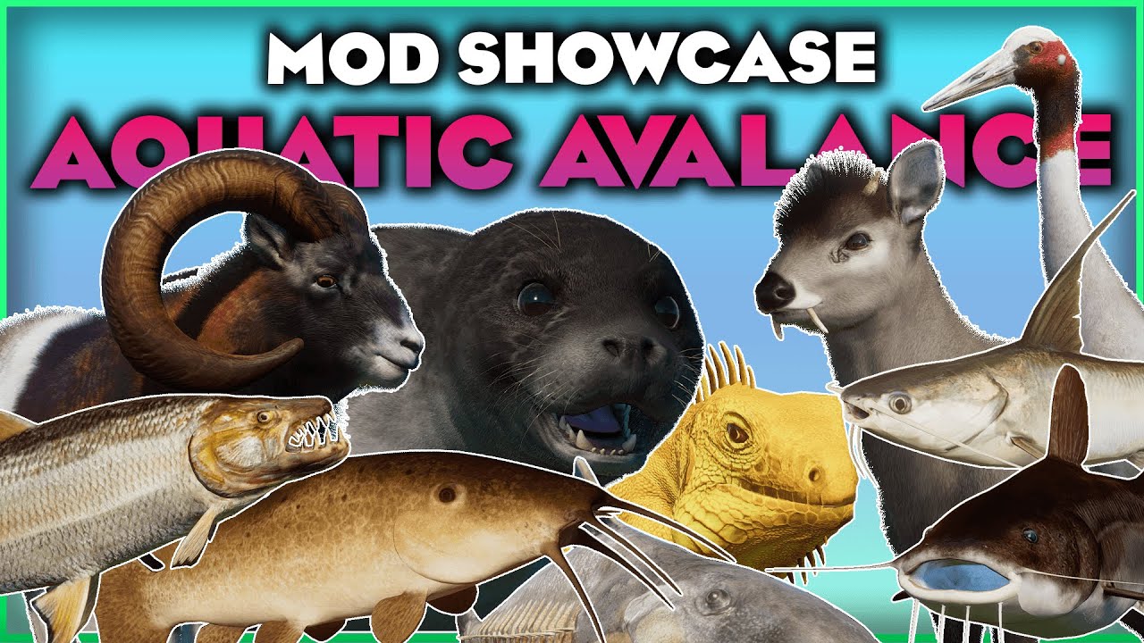 AN AQUATIC AVALANCHE! 30+ NEW MODS! - Planet Zoo Mod Showcase