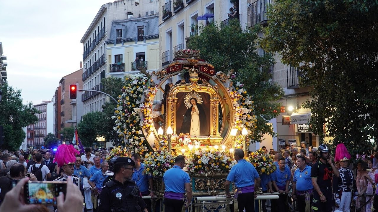 4K-PROCESIÓN DE LA VIRGEN DE LA PALOMA  2023 | MADRID #VirgenDeLaPaloma