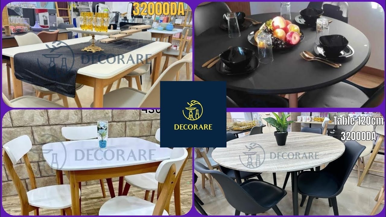 Table de cuisine scandinave🇩🇿Produit d’importation🇩🇿أفضل الأسعار فالسوق طاولات عصرية لتزيين مطبخك؟