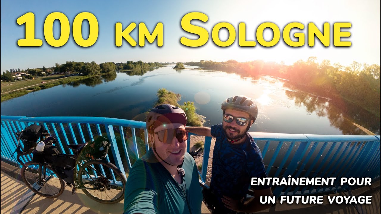 Son premier 100 km à vélo vers Beaugency en préparation road trip 🚴‍♂️