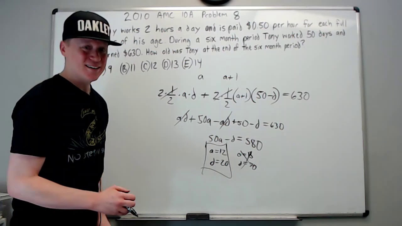 2010 AMC 10 A, Problems 6 thru 10: Rapid Fire