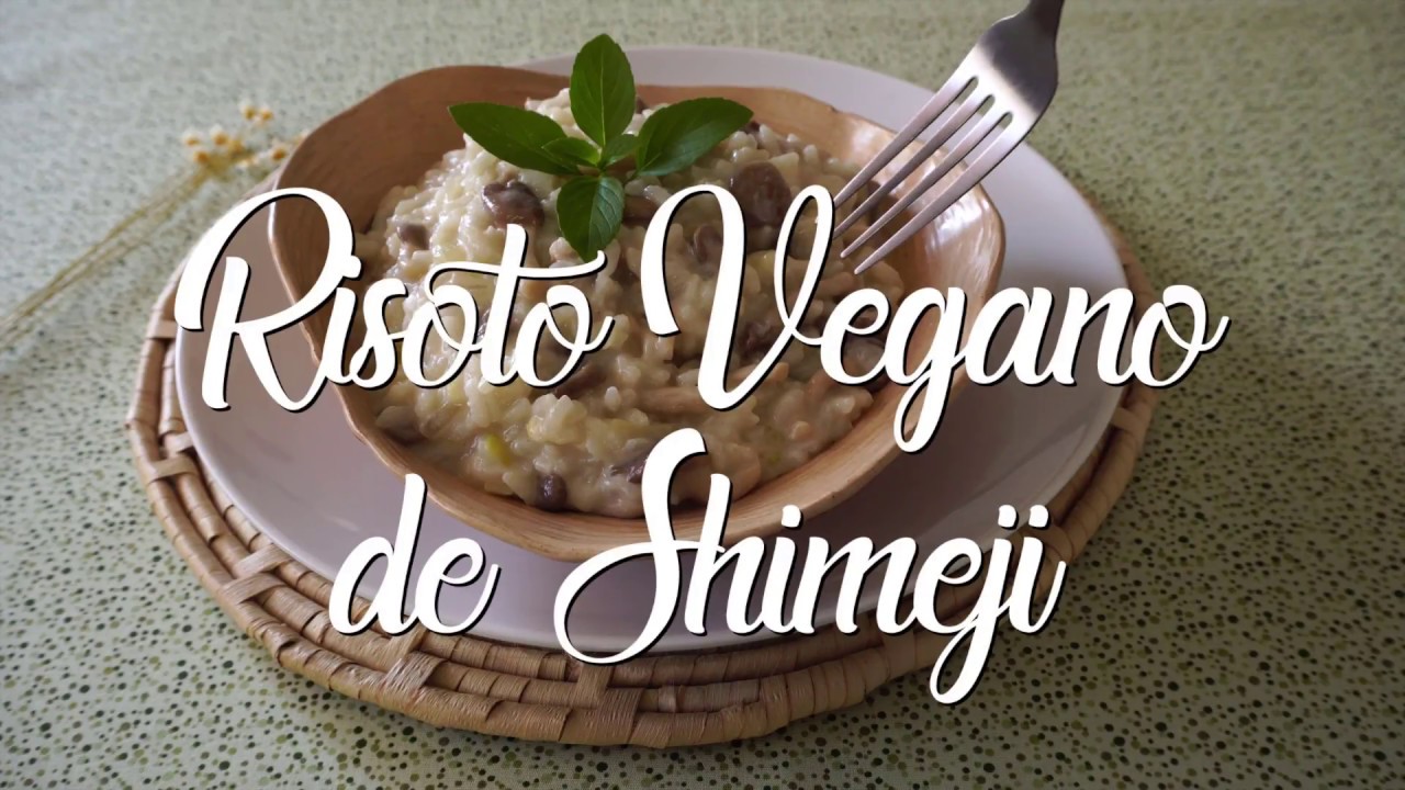 RISOTO VEGANO DE SHIMEJI (super cremoso)