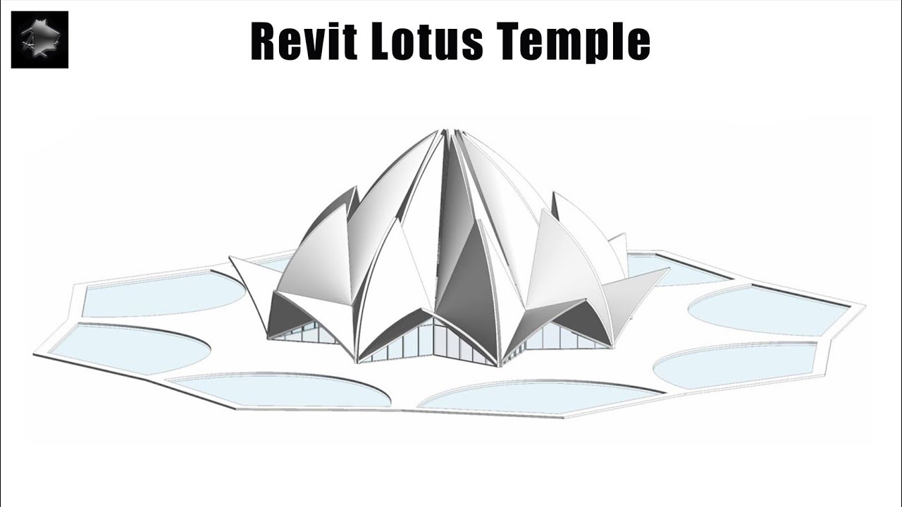 How to model Lotus Temple İndia in revit