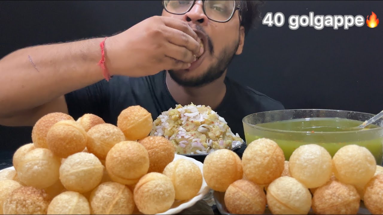 40 PANIPURI🥵GOLGAPPE EATING CHALLENGE /MUKBANG ASMR