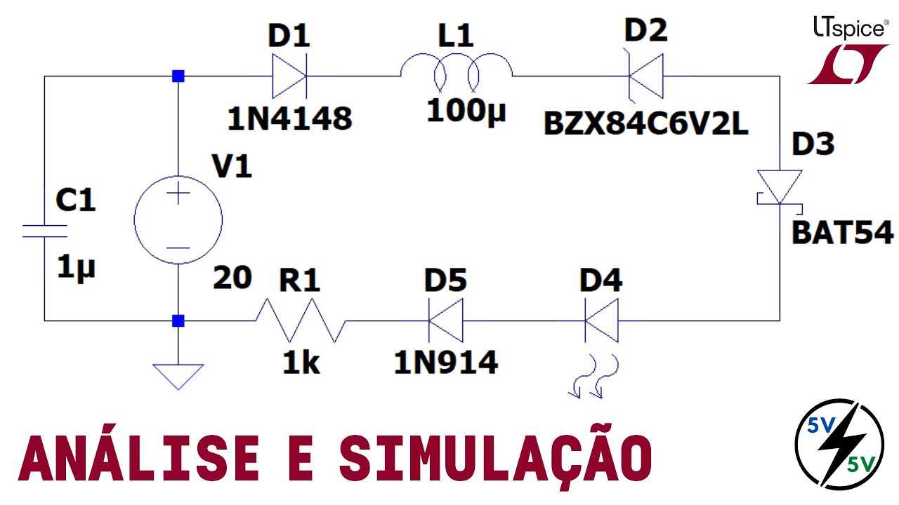 Analise e Simulação de circuito com diodos - LTSpice