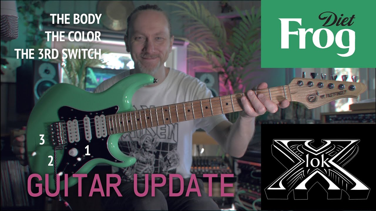 Guitar update! Diet Frog with X-Lok &ndash; Ruokangas Guitars Aeon